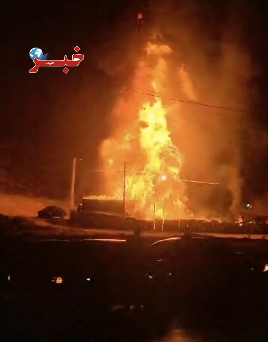 مهار آتش سوزی گسترده در شیراز