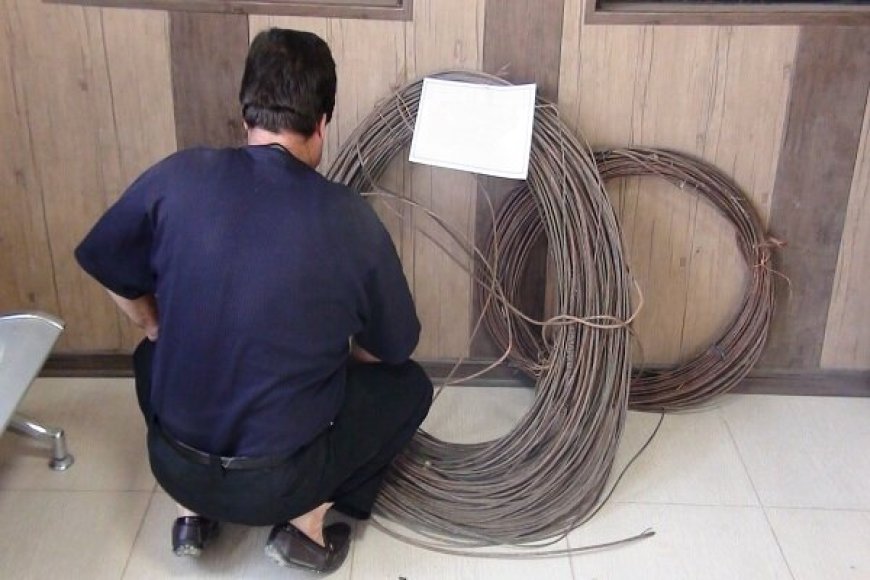 سارق کابل برق در بوشهر دستگیر شد