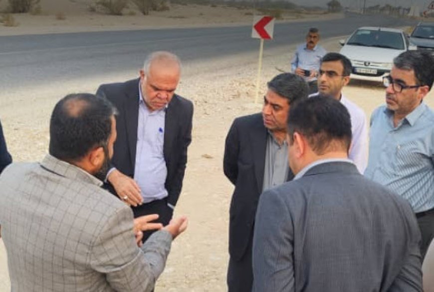بازدید صبحگاهی مسؤلان برای تسریع در تکمیل جاده دهنو-قلعه‌قاضی