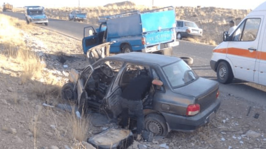 نجات سه مصدوم در تصادف مرگبار محور سرچهان–قادرآباد
