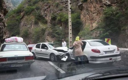 هشدار راهداری درباره گازوئیل ریخته‌شده در جاده یاسوج به بابامیدان