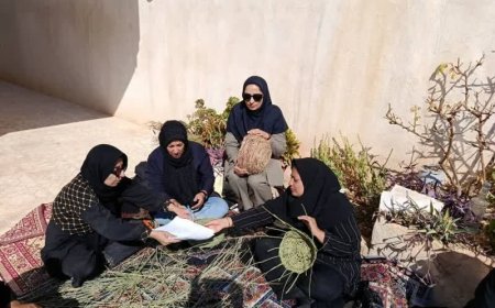 تلاش برای زنده‌سازی هنر ترکه بافی در داراب فارس