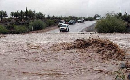 هشدار شدید در هرمزگان: سیلاب محورهای مهم استان را مسدود کرد