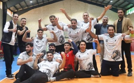پایان رقابت والیبال نشسته دسته یک کشور در شیراز