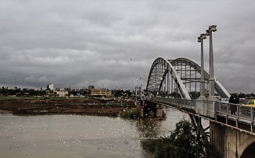 تداوم بارندگی و وقوع مه در خوزستان