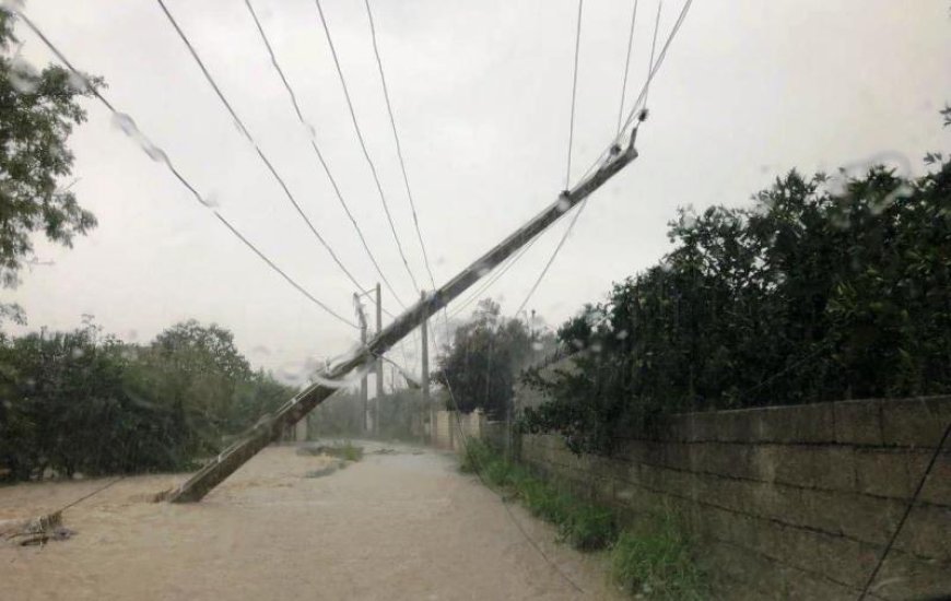 قطع برق و ارتباطات در لاوان بندرلنگه