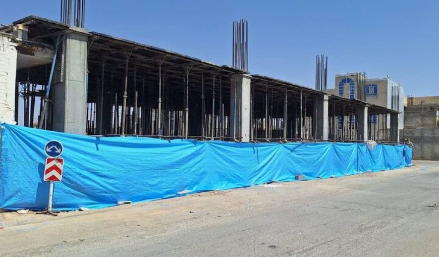 پیشرفت ۲۵ درصدی ساخت کتابخانه شهر بهمن در آباده فارس