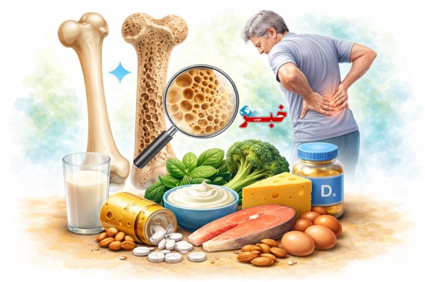 پوکی استخوان و تغذیه: چگونه با رژیم سالم تراکم استخوان را حفظ کنیم؟