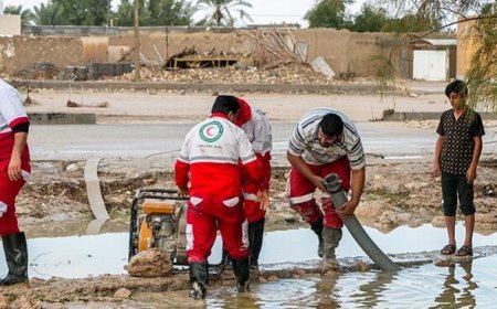 امدادرسانی هلال‌احمر هرمزگان به ۵۹۴ خانوار