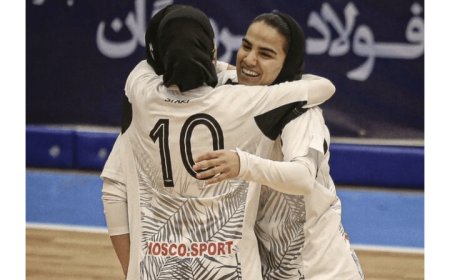 پیروزی مقتدرانه بانوان فولاد هرمزگان مقابل گلبرگ تاکستان