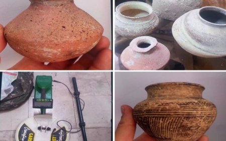 کوزه‌های تاریخی در زرقان کشف شد