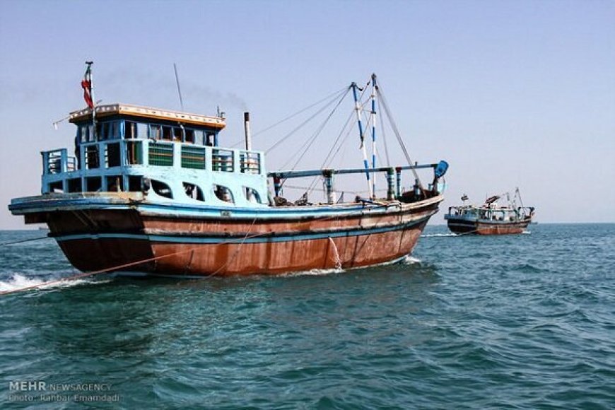کشف و ضبط ادوات ممنوعه صید ترال در سواحل بوشهر