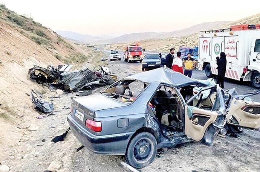 فوت ۱۲ نفر در حوادث ترافیکی فارس طی یک هفته