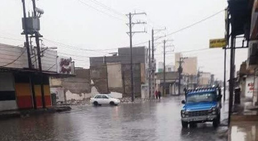 بارش بیش از ۵۰ میلی‌متر باران در اهواز طی ۱۲ ساعت