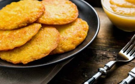 پنکیک سیب زمینی برای تنوع غذایی
