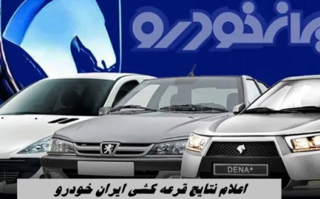اعلام نتایج قرعه‌ کشی ایران خودرو
