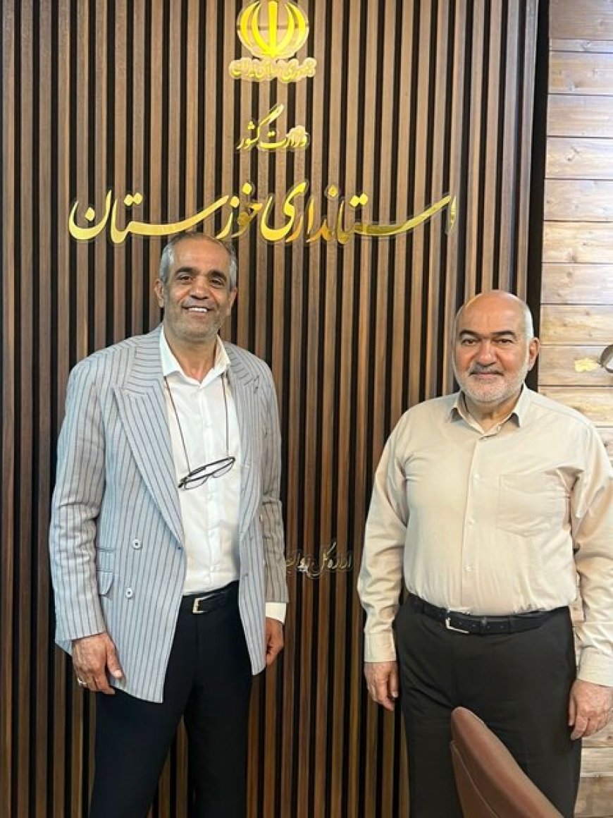 دیدار مدیرعامل استقلال خوزستان با استاندار؛ وعده حمایت برای عبور از چالش‌های مالی