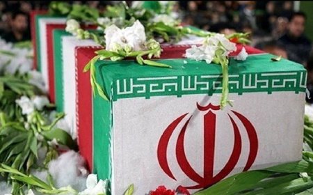 استقبال از پیکر ۲ شهید در یاسوج