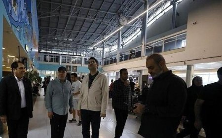 بازدید مدیرعامل سازمان منطقه آزاد کیش از پایانه مسافری و بندر تجاری