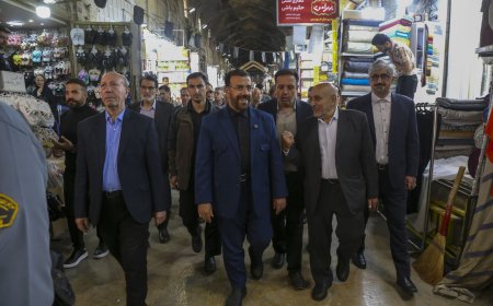 بازدید استاندار از بازارهای تاریخی شیراز و وضعیت رونق کسب وکار