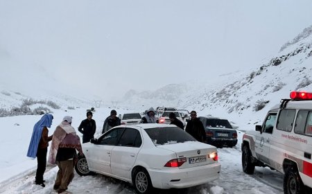 امدادرسانی به ۶۱۱ خودروی گرفتار در برف و کولاک تاراز در اندیکا