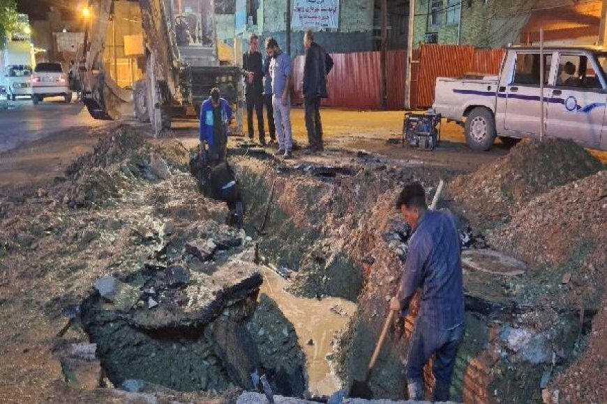 مهار شکستگی در قلب ترافیک گچساران