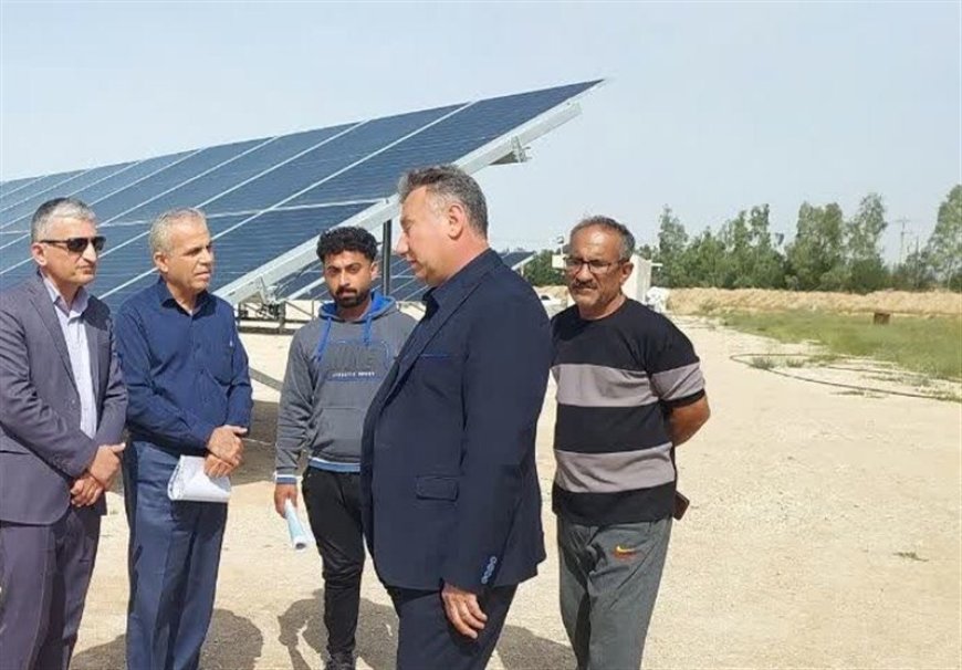 افتتاح طرح احداث نیروگاه خورشیدی یک مگاواتی در بوشهر