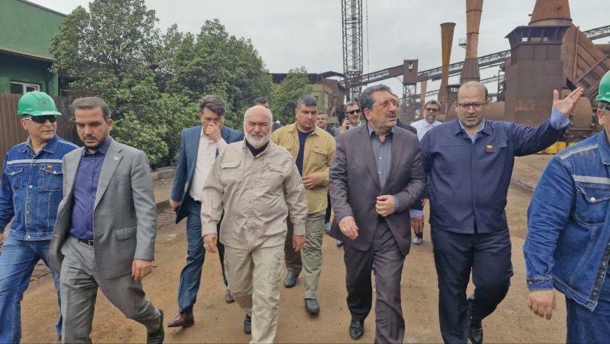 سفر وزیر صمت به خوزستان برای بازدید از واحدهای فولادی و تولیدی استان