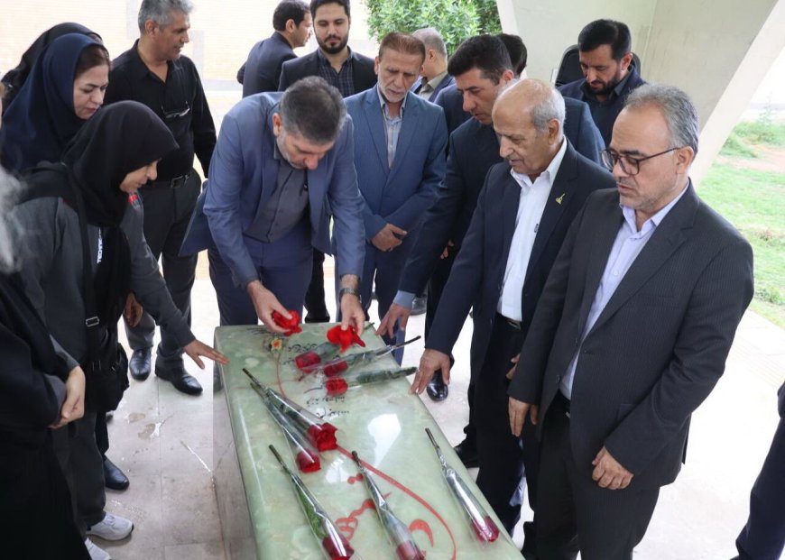 آیین بزرگداشت روز ملی شهدای ورزشکار در اهواز برگزار شد