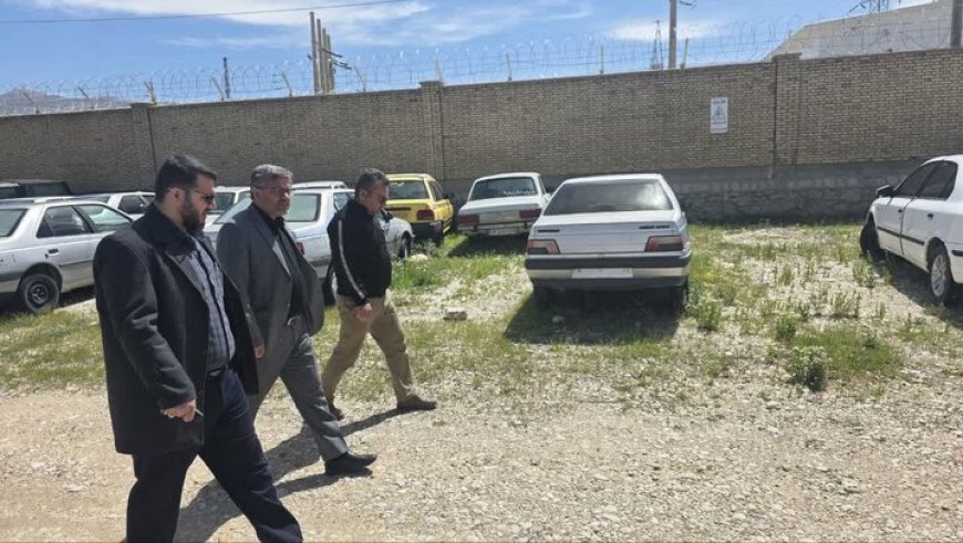 بازدید دادستان مرکز استان کهگیلویه و بویراحمد از پارکینگ مرکزی یاسوج