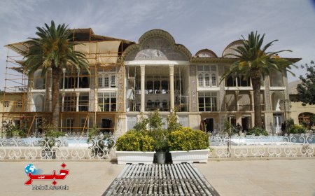 عکس| گزارش تصویری از روند مرمت باغ ارم
