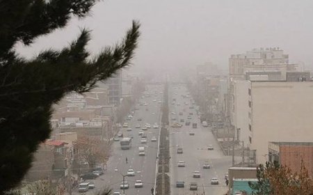 هشدار وضعیت قرمز در کازرون؛ شاخص آلودگی هوا به ۵۵۰ رسید
