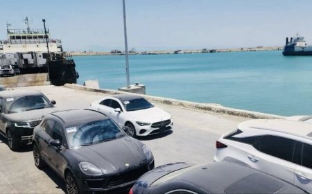 آغاز تخلیه نخستین محموله خودروهای ترانزیتی در بندر جاسک