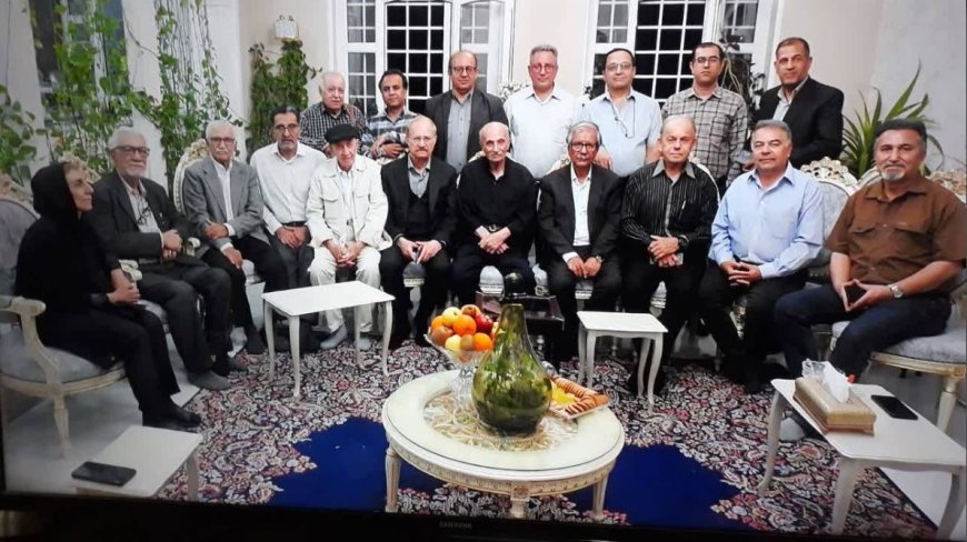 در سایه‌سار خاطره‌ها؛ روزنامه‌نگاران شیراز در دیدار با استاد خسرو حقگو، در فقدان همسر گرامی