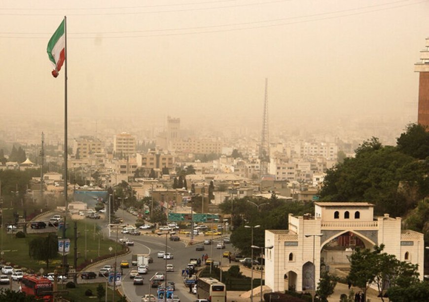 شیراز را گرد و غبار فرا می‌گیرد