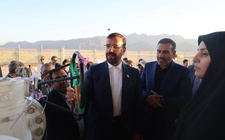 نیروگاه خورشیدی پنج مگاواتی و خط انتقال گاز سروستان به بهره‌برداری رسید