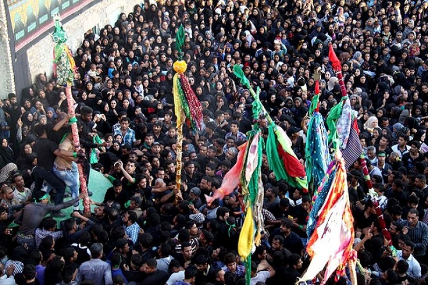 علم‌گردانی میناب؛ میراث ۴۰۰ ساله محرم