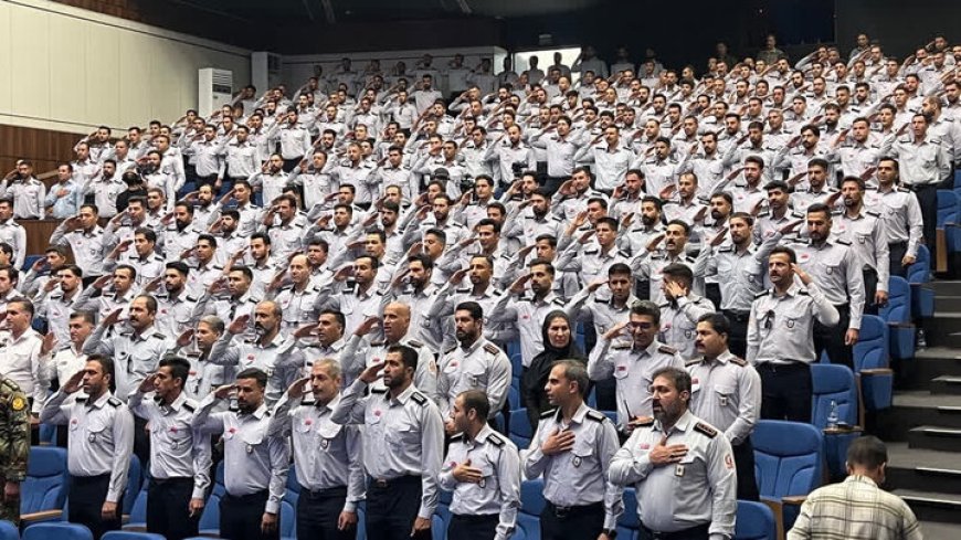 ۳۲۸ آتش‌نشان جدید پس از آموزش‌های تخصصی وارد چرخه خدمت در شیراز شدند