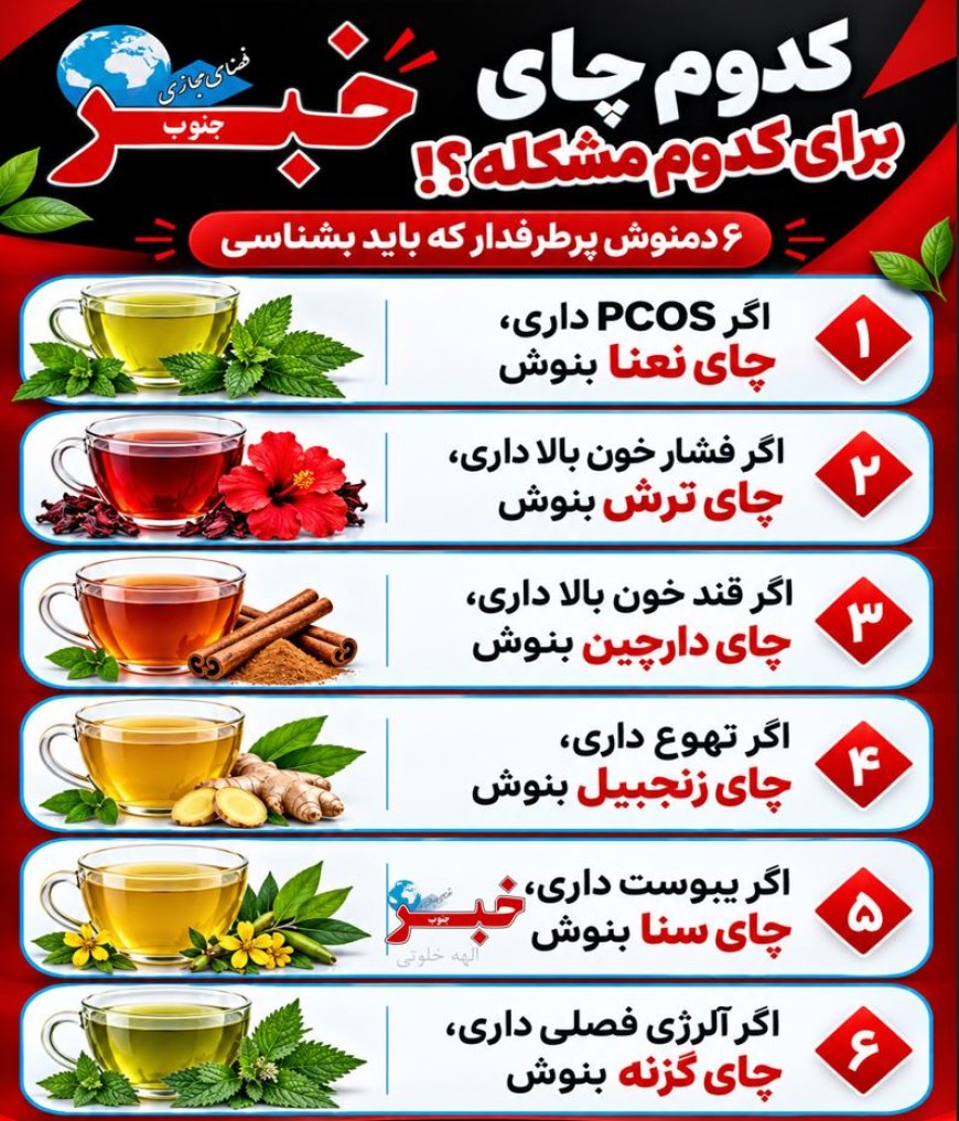 کدام چای برای کدام مشکله؟