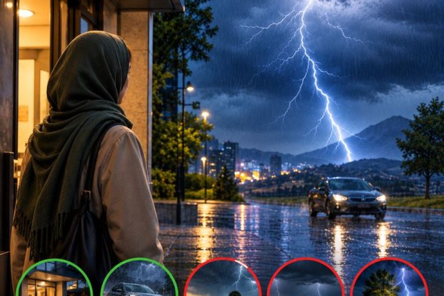 رعدوبرق غافلگیرتان نکند؛ هنگام صاعقه کجا پناه بگیریم؟